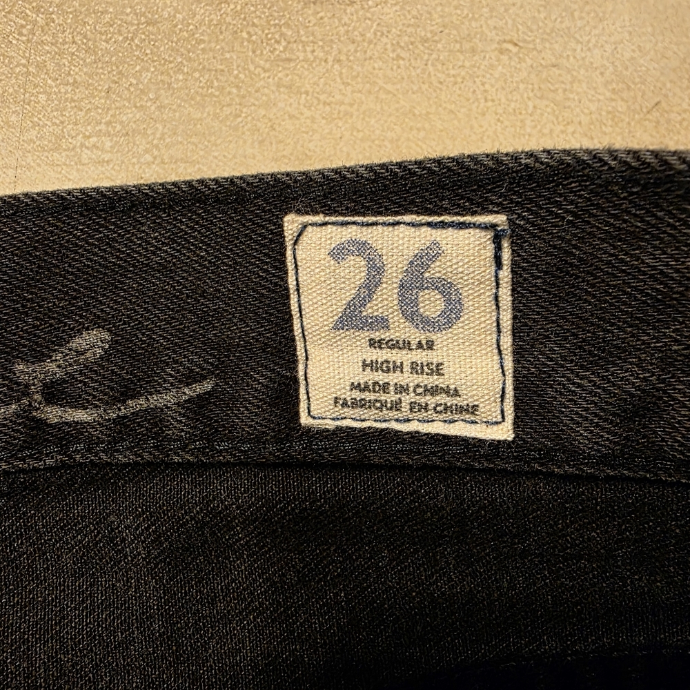 NWT Free People We The Free Blossom Rigid Denim Jeans Size 26 High Rise Straight - Picture 9 of 16